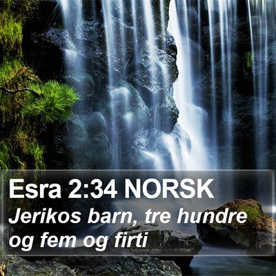 Esra 2:34 NORSK Bible Verse Image