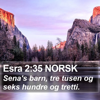 Esra 2:35 NORSK Bible Verse Image