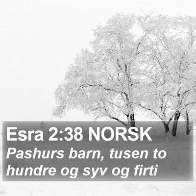 Esra 2:38 NORSK Bible Verse Image