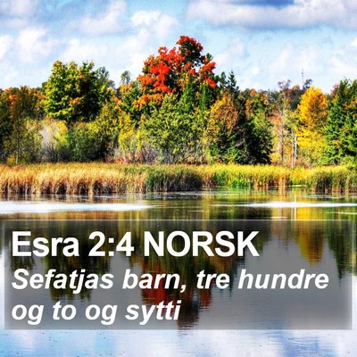 Esra 2:4 NORSK Bible Verse Image