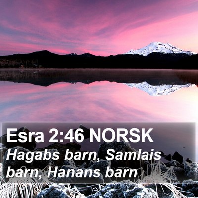 Esra 2:46 NORSK Bible Verse Image
