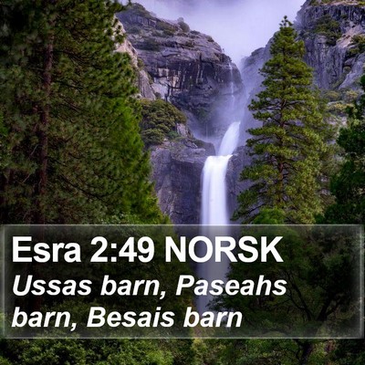 Esra 2:49 NORSK Bible Verse Image