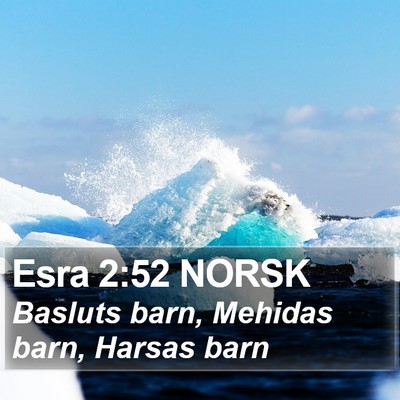 Esra 2:52 NORSK Bible Verse Image