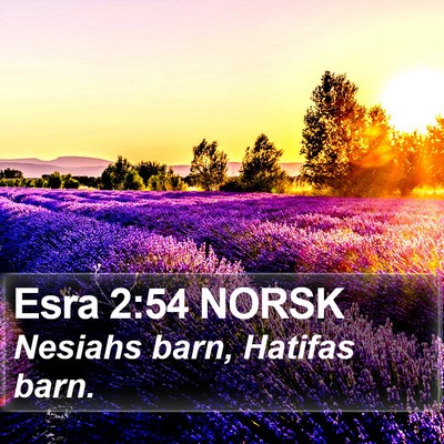 Esra 2:54 NORSK Bible Verse Image