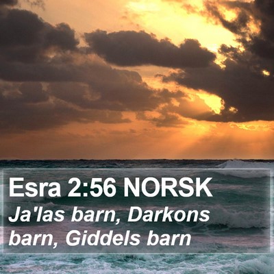 Esra 2:56 NORSK Bible Verse Image