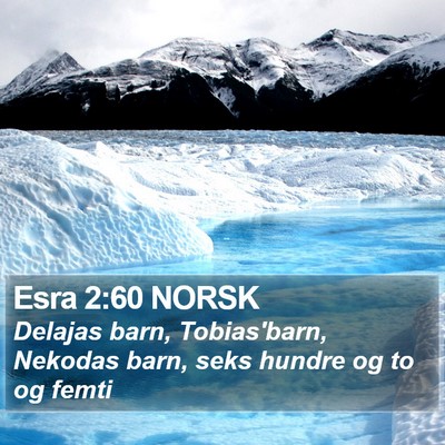 Esra 2:60 NORSK Bible Verse Image