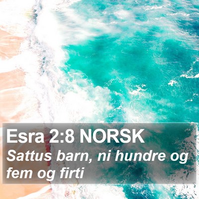 Esra 2:8 NORSK Bible Verse Image