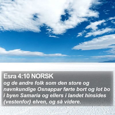 Esra 4:10 NORSK Bible Verse Image