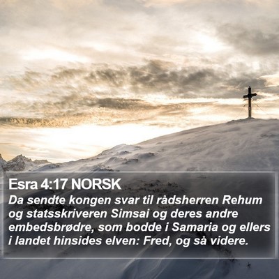 Esra 4:17 NORSK Bible Verse Image