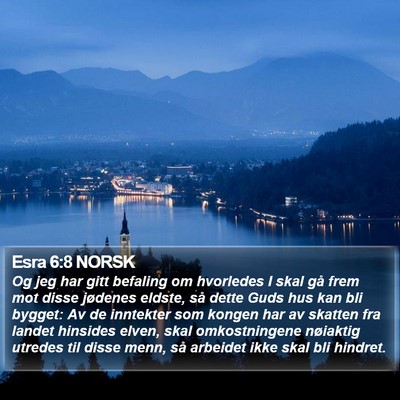 Esra 6:8 NORSK Bible Verse Image