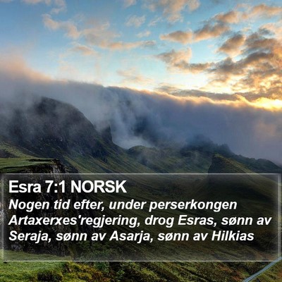 Esra 7:1 NORSK Bible Verse Image