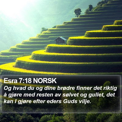 Esra 7:18 NORSK Bible Verse Image