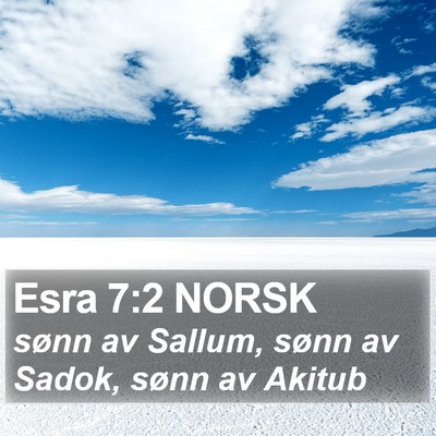 Esra 7:2 NORSK Bible Verse Image