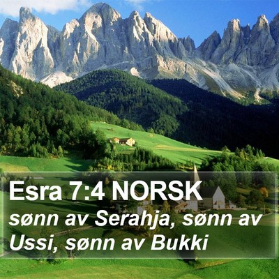 Esra 7:4 NORSK Bible Verse Image