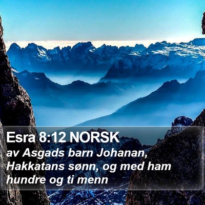 Esra 8:12 NORSK Bible Verse Image