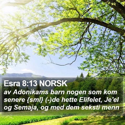 Esra 8:13 NORSK Bible Verse Image