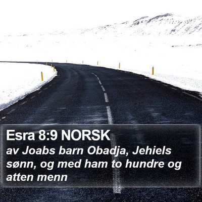 Esra 8:9 NORSK Bible Verse Image