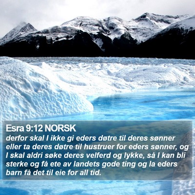 Esra 9:12 NORSK Bible Verse Image