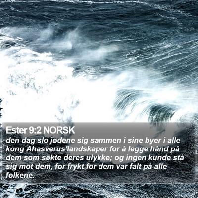 Ester 9:2 NORSK Bible Verse Image