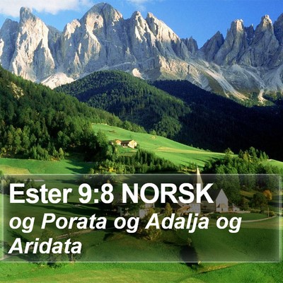 Ester 9:8 NORSK Bible Verse Image