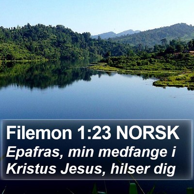Filemon 1:23 NORSK Bible Verse Image