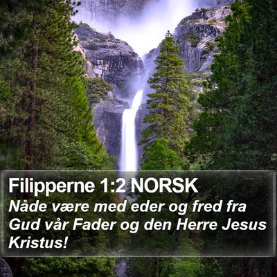 Filipperne 1:2 NORSK Bible Verse Image