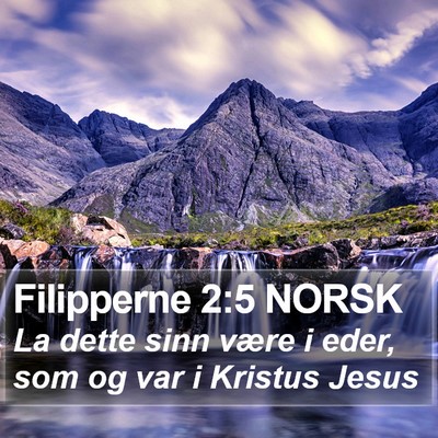 Filipperne 2:5 NORSK Bible Verse Image