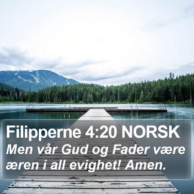 Filipperne 4:20 NORSK Bible Verse Image