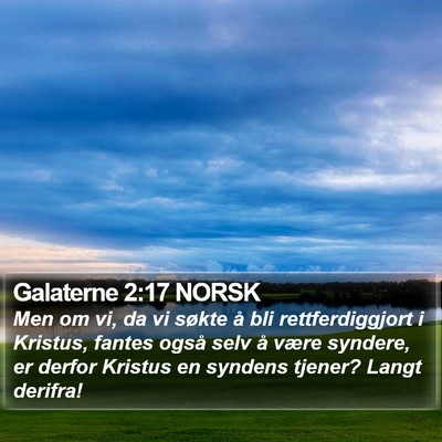 Galaterne 2:17 NORSK Bible Verse Image