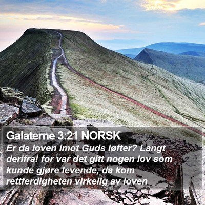 Galaterne 3:21 NORSK Bible Verse Image