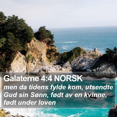 Galaterne 4:4 NORSK Bible Verse Image