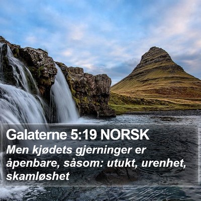 Galaterne 5:19 NORSK Bible Verse Image