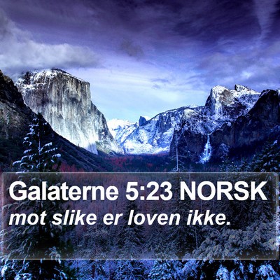 Galaterne 5:23 NORSK Bible Verse Image