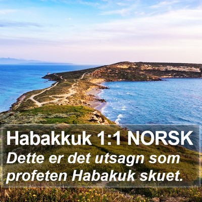 Habakkuk 1:1 NORSK Bible Verse Image