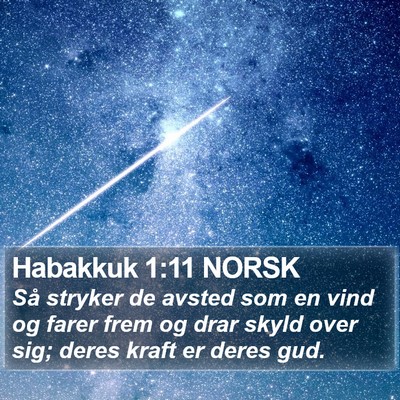 Habakkuk 1:11 NORSK Bible Verse Image