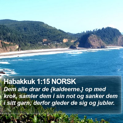 Habakkuk 1:15 NORSK Bible Verse Image