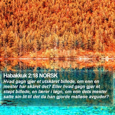 Habakkuk 2:18 NORSK Bible Verse Image