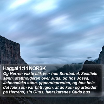Haggai 1:14 NORSK Bible Verse Image