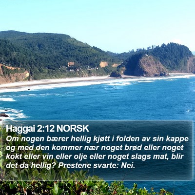Haggai 2:12 NORSK Bible Verse Image