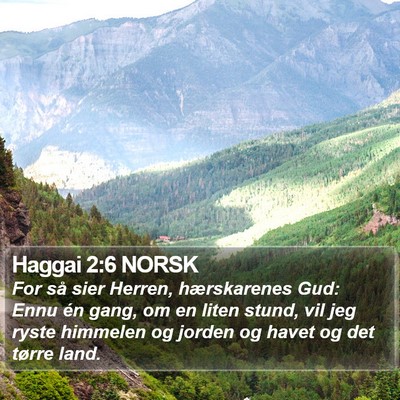 Haggai 2:6 NORSK Bible Verse Image