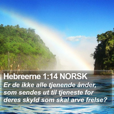Hebreerne 1:14 NORSK Bible Verse Image