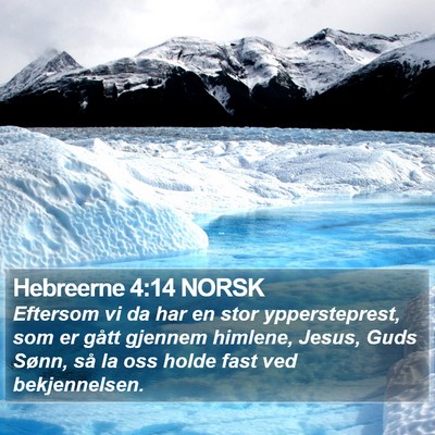 Hebreerne 4:14 NORSK Bible Verse Image