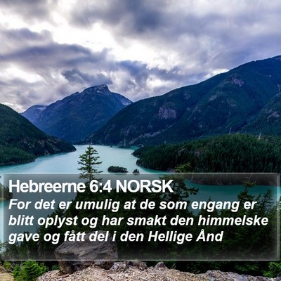 Hebreerne 6:4 NORSK Bible Verse Image