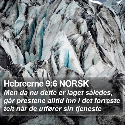 Hebreerne 9:6 NORSK Bible Verse Image