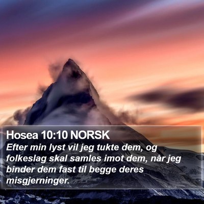 Hosea 10:10 NORSK Bible Verse Image