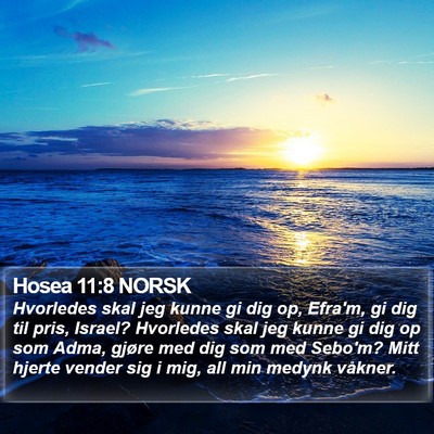 Hosea 11:8 NORSK Bible Verse Image