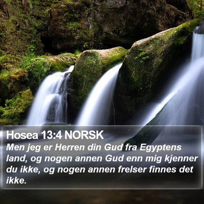 Hosea 13:4 NORSK Bible Verse Image
