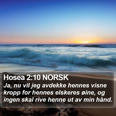 Hosea 2:10 NORSK Bible Verse Image