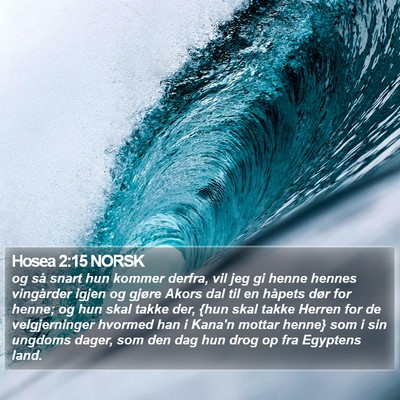 Hosea 2:15 NORSK Bible Verse Image