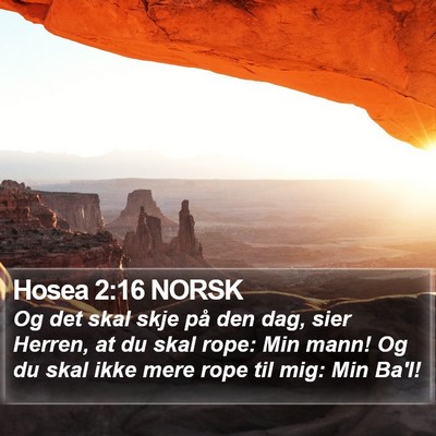 Hosea 2:16 NORSK Bible Verse Image